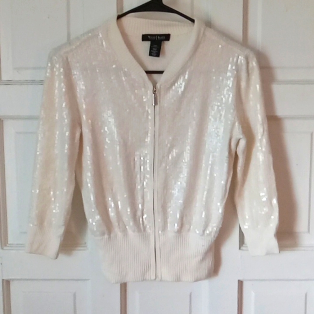 Whom sequin cardigan xxs